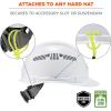 imageCoiled Lanyard with Buckle End No Snag Design Easily Attaches to Hard Hat Tools or Small Valuables Weight Capacity 2lbs Ergodyne Squids 3157BlackLime