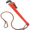 imageErgodyne  19828 Shock Absorbing Tool Lanyard with Two Locking Aluminum Carabiners Tool Weight Capacity 15lbs Squids 3118 Orange 3118Fx Standard