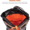 imageErgodyne Arsenal 5926 Topped Bolt Bag Tool Pouch  Short Polyester  GrayShort