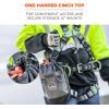 imageErgodyne Arsenal 5926 Topped Bolt Bag Tool Pouch  Short Polyester  GrayShort