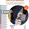 imageErgodyne Nitrile Coated Work Gloves Cut Resistant Level A3 Grip For Wet or Dry Enviroments ProFlex