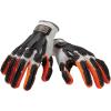 imageErgodyne Nitrile Dipped Work Gloves Cut Resistant Cut Level A3 Back Hand Impact Protection ProFlex 922CRGrey 2XLargeGray