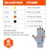 imageErgodyne ProFlex 7025 Cut Resistant Work Gloves ANSI A2 PU Coated Palms for Flexible No Slip Grip Abrasion Resistant
