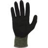imageErgodyne ProFlex 7042 Cut Resistant Work Gloves ANSI A4 Contact Heat Resistant Sandy Nitrile Coated Palms 18g Aramid Green 2XLarge US2XLarge