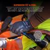 imageErgodyne ProFlex 7044 Cut Resistant Work Gloves ANSI A4 PU Coated Palms for Flexible No Slip Grip Superior Fit and Feel