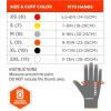 imageErgodyne ProFlex 7044 Cut Resistant Work Gloves ANSI A4 PU Coated Palms for Flexible No Slip Grip Superior Fit and Feel