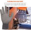 imageErgodyne ProFlex 7044 Cut Resistant Work Gloves ANSI A4 PU Coated Palms for Flexible No Slip Grip Superior Fit and Feel