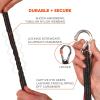 imageErgodyne Squids 3100 Tool Lanyard with Single Carabiner and Adjustable Loop End Standard Length LimeBlack