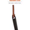 imageErgodyne Squids 3100Fx Tool Lanyard Shock Absorbing with SelfLocking Carabiner and Loop End Tool Weight Capacity 10lbs  Standard  Gray