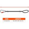 imageErgodyne Squids 3104Fx Tool Tethering Lanyard with Cinch Loop End 10lbs