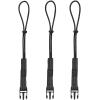 imageErgodyne Squids 3114 PullOn Wrist Tool Lanyard with Stainless Steel Carabiner Connection 3 PoundsBlackKit