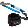 imageErgodyne Squids 3114 PullOn Wrist Tool Lanyard with Stainless Steel Carabiner Connection 3 PoundsBlackKit