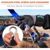 imageErgodyne Squids 3114 PullOn Wrist Tool Lanyard with Stainless Steel Carabiner Connection 3 PoundsBlackOne Size