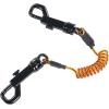 imageErgodyne Squids 3152 Coiled Lanyard Tether  Dual Swivel Hook Attachment Ends 2 lbsS