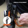 imageErgodyne Squids 3152 Coiled Lanyard Tether  Dual Swivel Hook Attachment Ends 2 lbsS