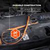 imageErgodyne Squids 3153 Nylon Web Tool Tether 24 inch Lanyard  Dual Trigger Hook Attachment Ends 5 lbsM