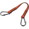 imageErgodyne Squids 3154 Nylon Web Tool Tether 24 inch Lanyard  Dual ScrewGate Carabiner Attachment Ends 5 lbsS
