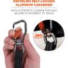 imageErgodyne Squids 3714 Tool Lanyard and Tethering Attachment with Carabiner and Cinch Loop Weight Rating 10lbs 3Pack