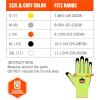 imageErgodyne unisex adult ANSI A2 Coated CR Gloves DSX Lime Medium USMedium