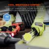 imageErgodyne unisex adult Nitrilecoated ANSI A4 Nitrile Coated CR Gloves Lime Extra Large US Factory2XLarge Pack of 1