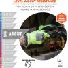 imageErgodyne unisex adult Nitrilecoated ANSI A4 Nitrile Coated CR Gloves Lime Extra Large US Factory2XLarge Pack of 1