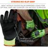 imageErgodyne unisex adult Nitrilecoated ANSI A4 Nitrile Coated CR Gloves Lime Extra Large US FactoryLarge Pack of 1