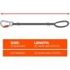 imageSquids 3100 Tool Lanyard with Single Carabiner and Adjustable Loop End Standard Length 100 PackLime