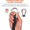 imageSquids 3100 Tool Lanyard with Single Carabiner and Adjustable Loop End Standard Length Black
