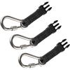 imageCarabiner Ended Tool Attachments Pack of 3 Tool Weight Capacity 1lbs Ergodyne Squids 3025  Black