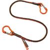 imageErgodyne  19822 Shock Absorbing Tool Lanyard with Two SelfLocking Carabiners Tool Weight Capacity 10lbs Squids 3110 Gray Standard 3110Fx