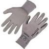 imageErgodyne ProFlex 7024 Cut Resistant Work Gloves ANSI A2 PU Coated Palms for Flexible No Slip Grip Abrasion Resistant 13g Touchscreen Capable Gray SmallMedium