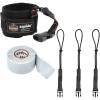 imageErgodyne Squids 3114 PullOn Wrist Tool Lanyard with Stainless Steel Carabiner Connection 3 PoundsBlackKit