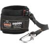 imageErgodyne Squids 3114 PullOn Wrist Tool Lanyard with Stainless Steel Carabiner Connection 3 PoundsBlackOne Size