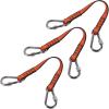 imageErgodyne Squids 3154 Nylon Web Tool Tether 24 inch Lanyard  Dual ScrewGate Carabiner Attachment Ends 5 lbsS