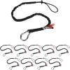 imageSquids 3100 Tool Lanyard with Single Carabiner and Adjustable Loop End Standard Length Black