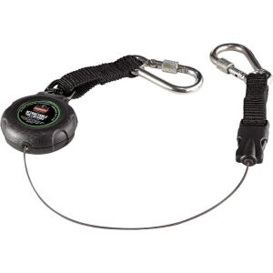 imageErgodyne  19300 Squids 3000 Retractable Lanyard with Carabiner Mount and Attachment End Tool Weight Capacity 1 lbsBlack