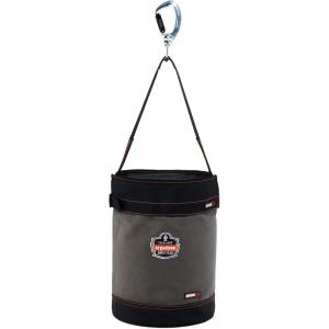imageErgodyne Arsenal 5940T Large Canvas Tool Bucket with Cover GrayBucket with Top