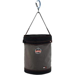 imageErgodyne Arsenal 5945T XLarge Canvas Tool Bucket with Cover GrayBucket with Top