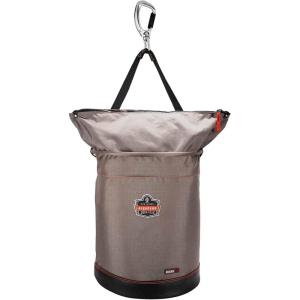 imageErgodyne Arsenal 5976 XL Nylon Hoist Bucket Tool Bag  Swiveling Carabiner Zipper Top