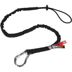 imageErgodyne Squids 3100 Tool Lanyard with Single Carabiner and Adjustable Loop End Standard Length LimeBlack