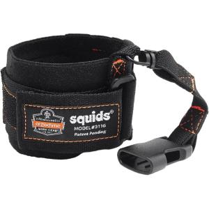 imageErgodyne Squids 3114 PullOn Wrist Tool Lanyard with Stainless Steel Carabiner Connection 3 PoundsBlack1 Count Pack of 1