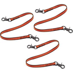 imageErgodyne Squids 3153 Nylon Web Tool Tether 24 inch Lanyard  Dual Trigger Hook Attachment Ends 5 lbsM
