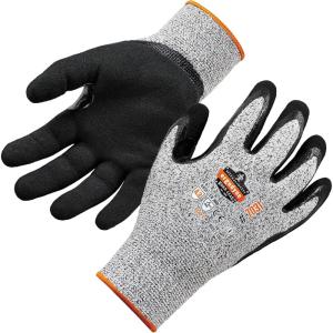 imageErgodyne unisex adult Cut Resistant Work Gloves A3 Surfaces ANSI A3 Sandy Nitrile Coated Palms for Optimal Grip with Rough Surfaces 13g Factory Small Pack of 1