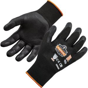 imageNitrile Coated Work Gloves High Dexterity Ergodyne ProFlex 7001Black Large Pack of 1XLarge Pack of 1