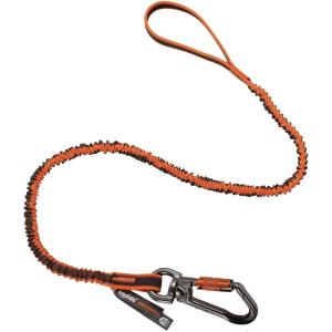 imageShock Absorbing Tool Lanyard with Swiveling Locking Carabiner Tool Weight Capacity 25lbs Ergodyne Squids 3109 fxOrange ampamp Gray