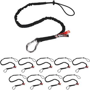imageSquids 3100 Tool Lanyard with Single Carabiner and Adjustable Loop End Standard Length Black