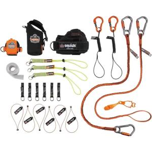 imageTool Tethering Kit for IronSteel Workers Includes Tool Lanyards and Attachments for Spud Wrenches to Sleever Bars Ergodyne Squids 3186Glaziers