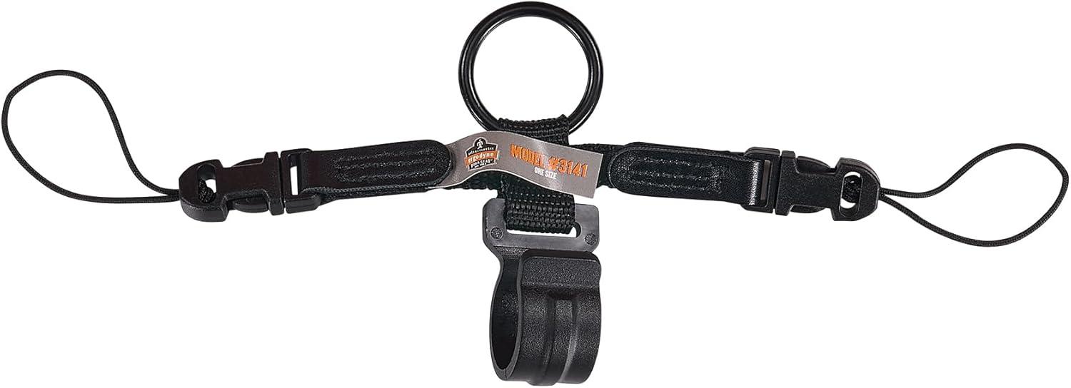 imageErgodyne Squids 3141 Barcode Scanner DRing and Clip Lanyard Attachments 10Pack