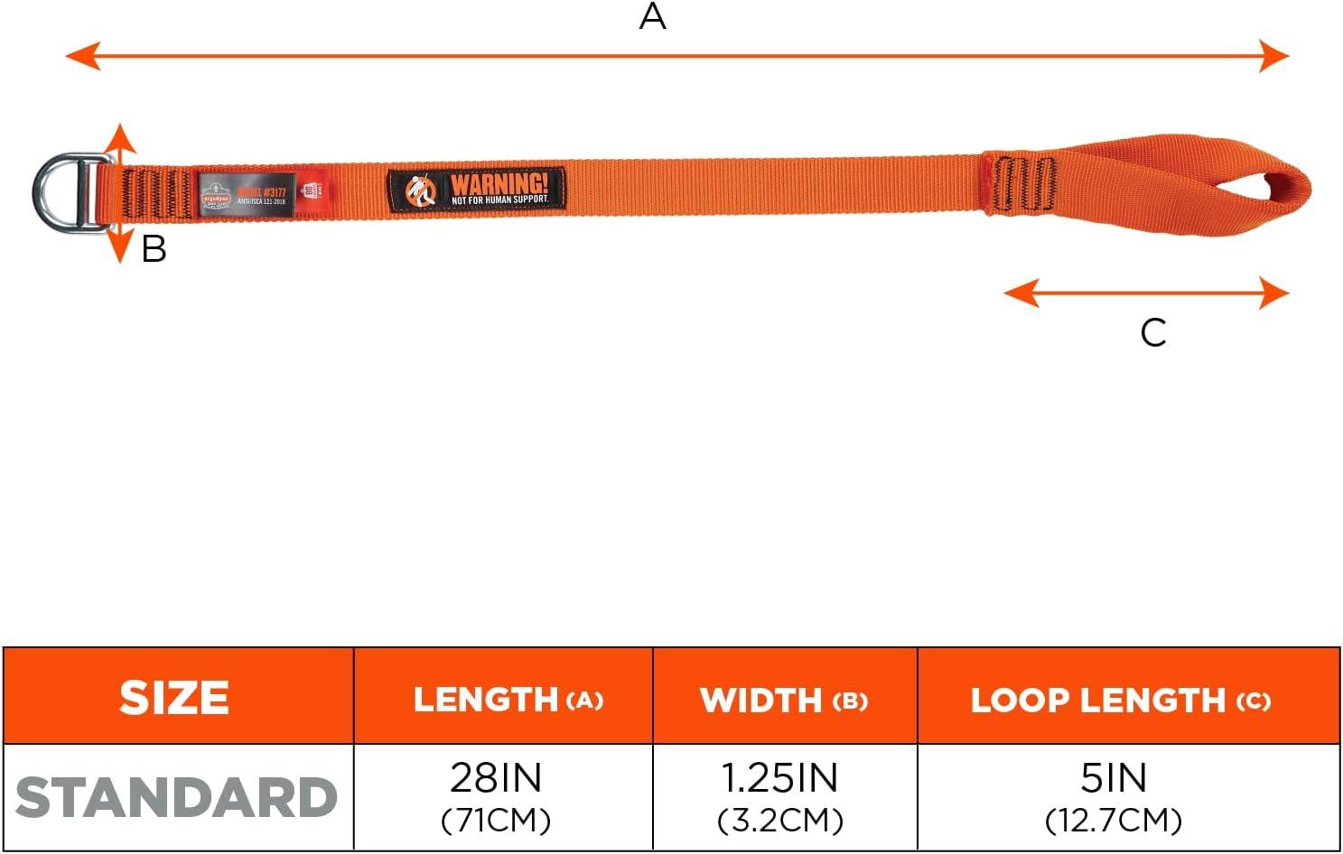 imageErgodyne Squids 3177 Tool Tethering Cross Arm Anchor Strap 60lbs