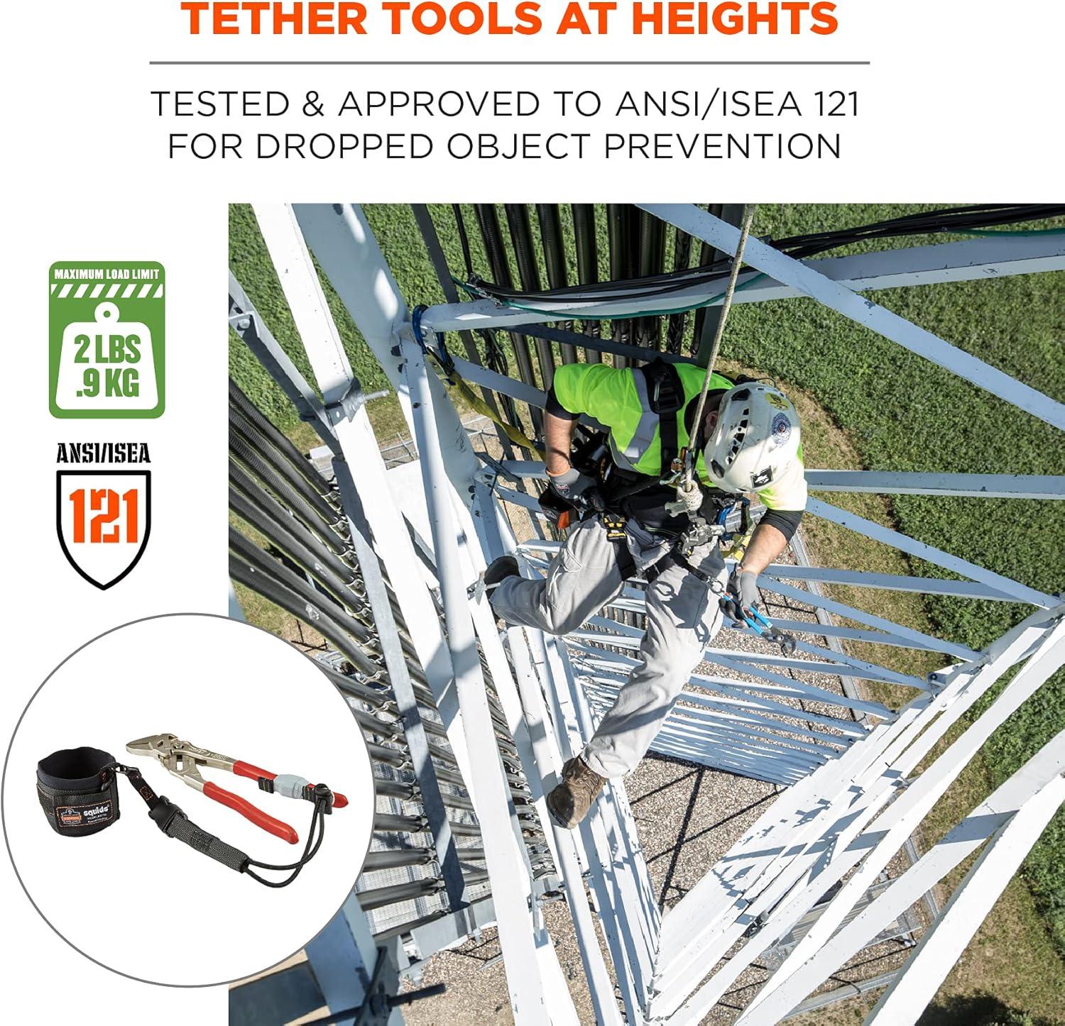 imageErgodyne Squids 3700 Web Tool Tail Attachments 5Pack 2 Pounds Variety Size PackBlackOrange2XLong